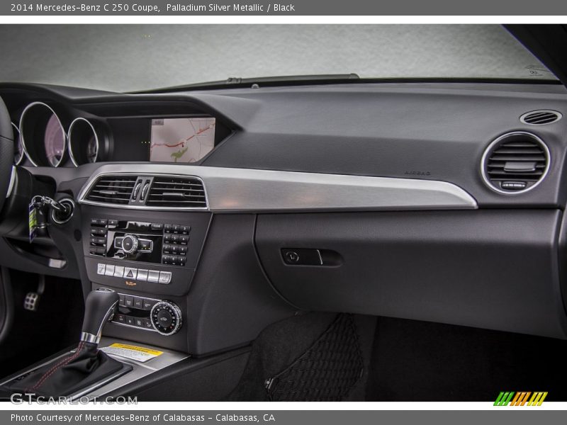 Palladium Silver Metallic / Black 2014 Mercedes-Benz C 250 Coupe