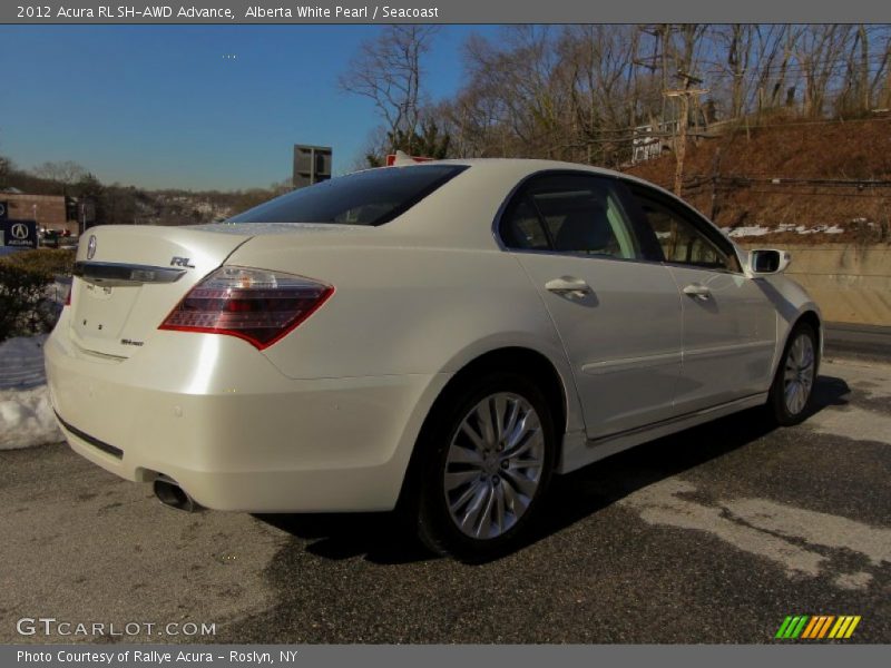 Alberta White Pearl / Seacoast 2012 Acura RL SH-AWD Advance
