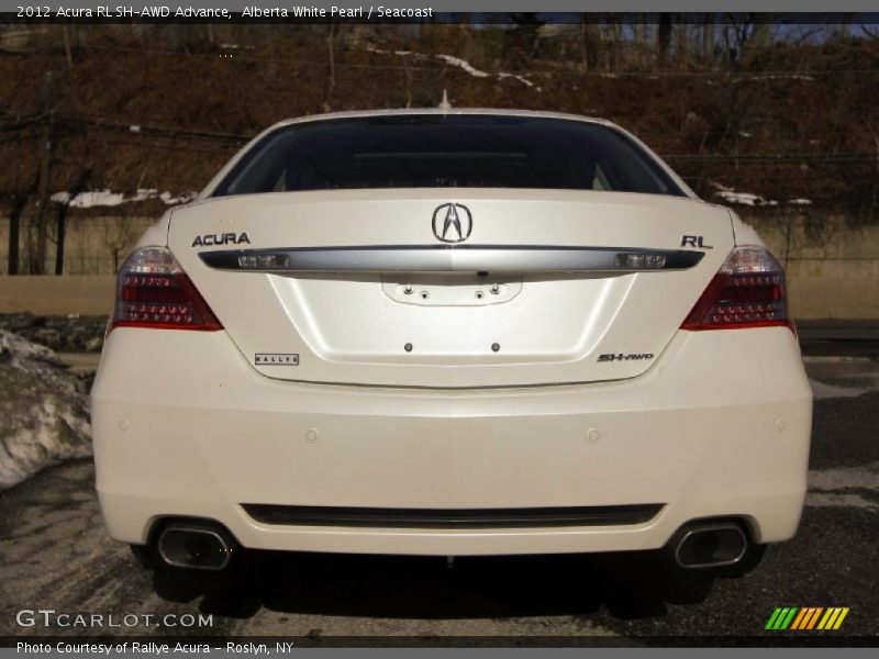 Alberta White Pearl / Seacoast 2012 Acura RL SH-AWD Advance