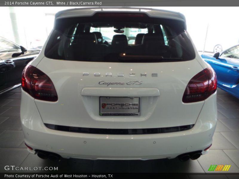 White / Black/Carrera Red 2014 Porsche Cayenne GTS