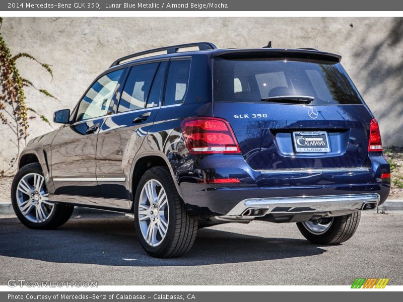 Lunar Blue Metallic / Almond Beige/Mocha 2014 Mercedes-Benz GLK 350