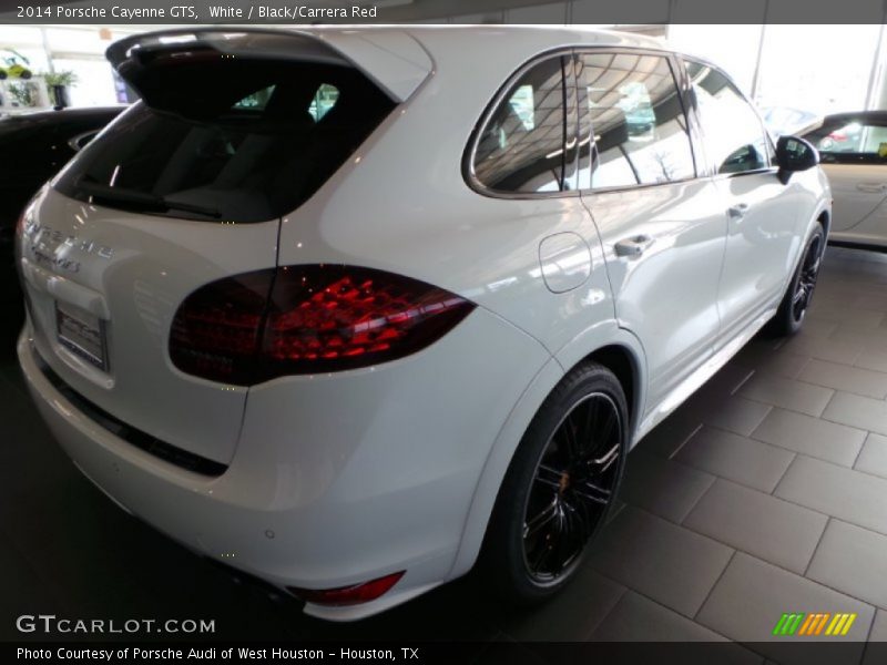 White / Black/Carrera Red 2014 Porsche Cayenne GTS