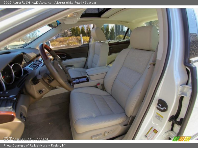 Alberta White Pearl / Seacoast 2012 Acura RL SH-AWD Advance