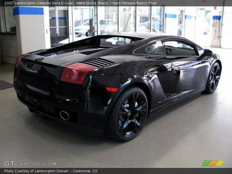 Nero Noctis (Black) / Nero Perseus/Bianco Polar 2007 Lamborghini Gallardo Nera E-Gear