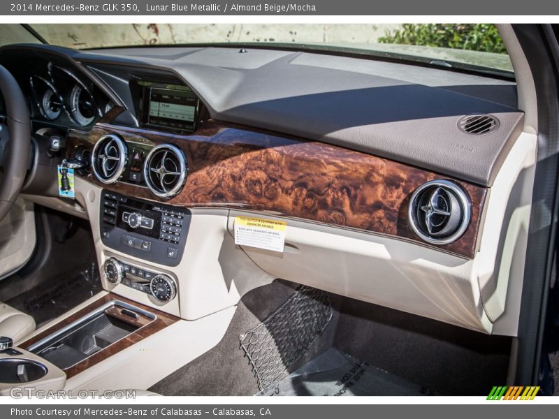 Lunar Blue Metallic / Almond Beige/Mocha 2014 Mercedes-Benz GLK 350