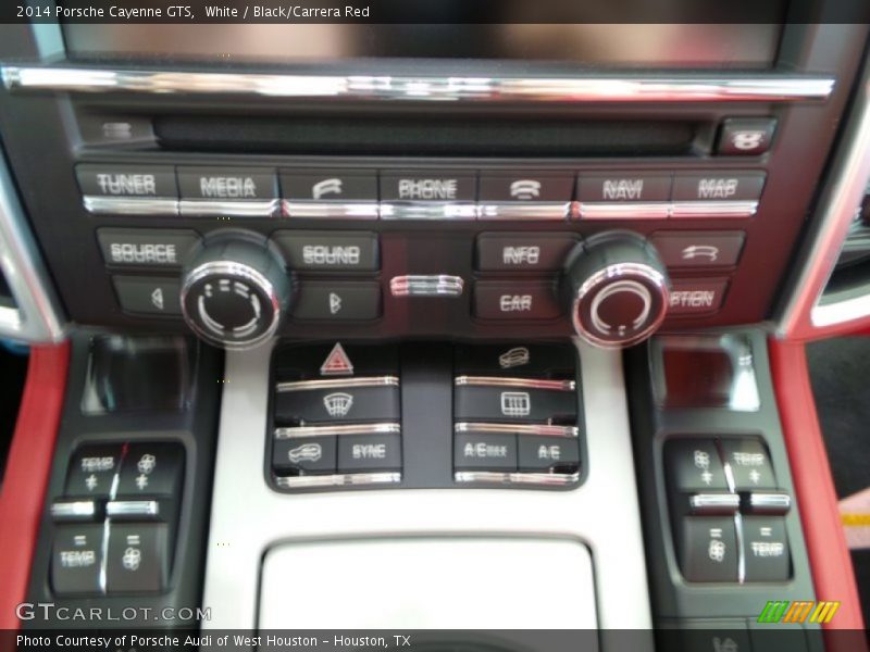 White / Black/Carrera Red 2014 Porsche Cayenne GTS