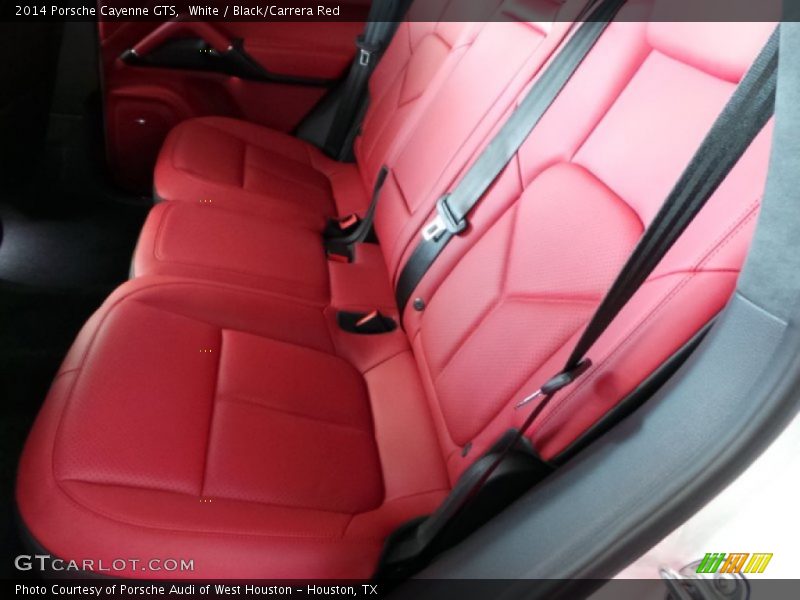 White / Black/Carrera Red 2014 Porsche Cayenne GTS