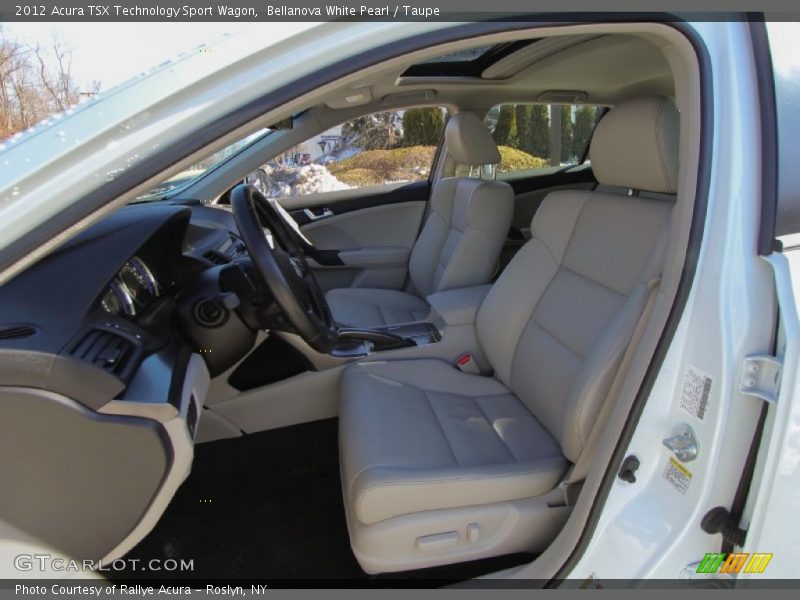 Bellanova White Pearl / Taupe 2012 Acura TSX Technology Sport Wagon