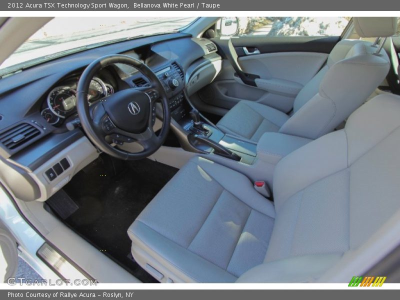 Bellanova White Pearl / Taupe 2012 Acura TSX Technology Sport Wagon