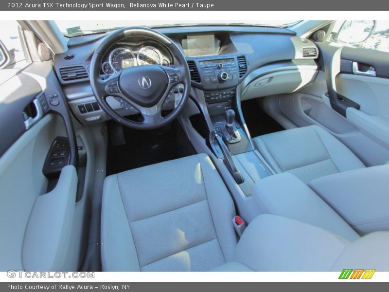 Bellanova White Pearl / Taupe 2012 Acura TSX Technology Sport Wagon