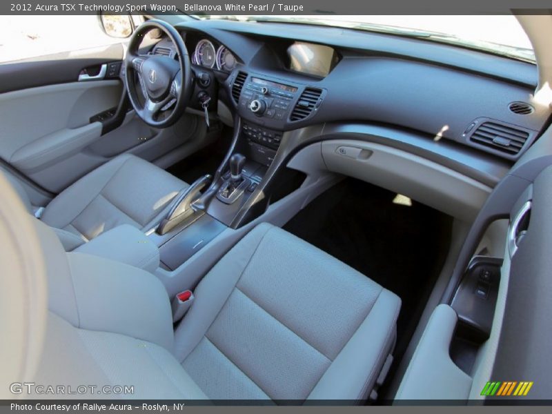 Bellanova White Pearl / Taupe 2012 Acura TSX Technology Sport Wagon