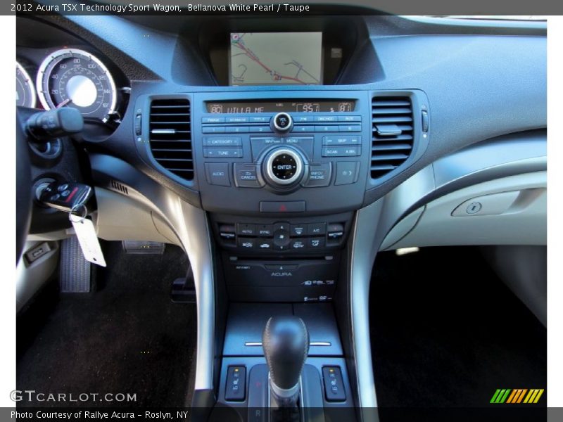 Bellanova White Pearl / Taupe 2012 Acura TSX Technology Sport Wagon