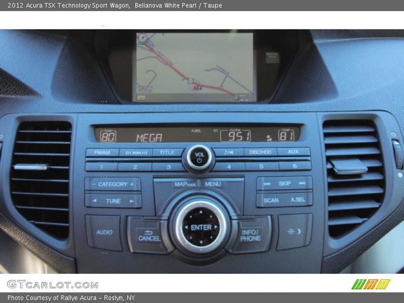 Bellanova White Pearl / Taupe 2012 Acura TSX Technology Sport Wagon