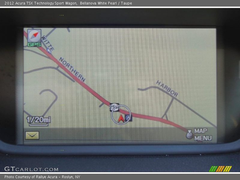 Bellanova White Pearl / Taupe 2012 Acura TSX Technology Sport Wagon