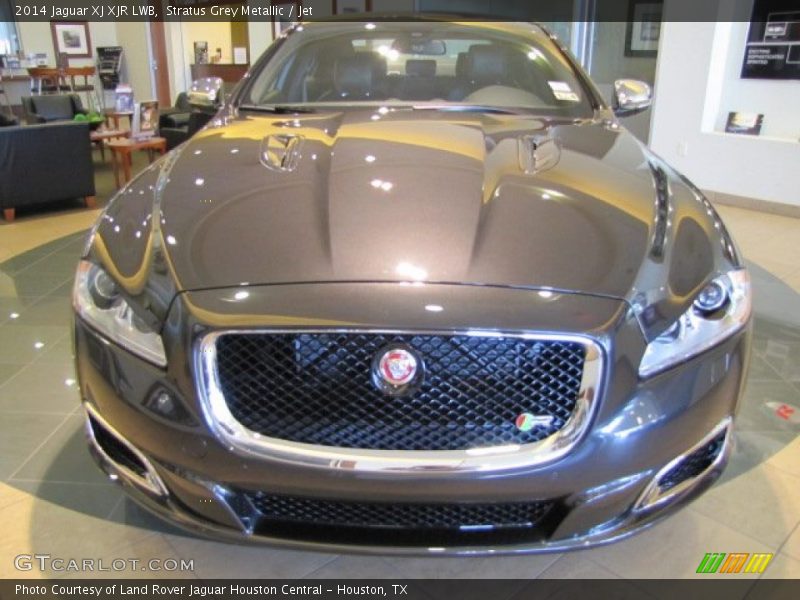 Stratus Grey Metallic / Jet 2014 Jaguar XJ XJR LWB