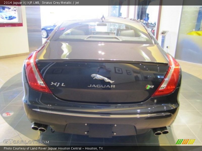 Stratus Grey Metallic / Jet 2014 Jaguar XJ XJR LWB