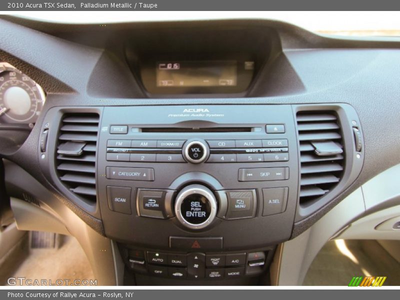 Palladium Metallic / Taupe 2010 Acura TSX Sedan
