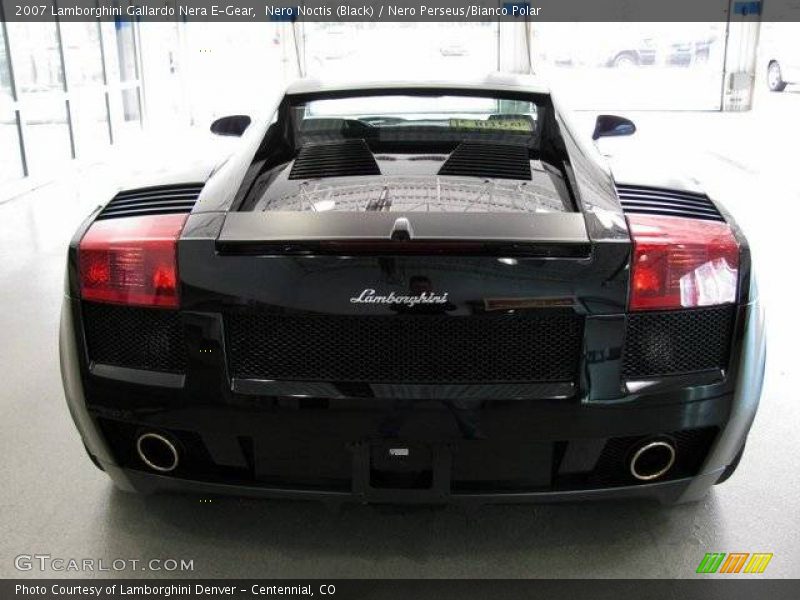 Nero Noctis (Black) / Nero Perseus/Bianco Polar 2007 Lamborghini Gallardo Nera E-Gear