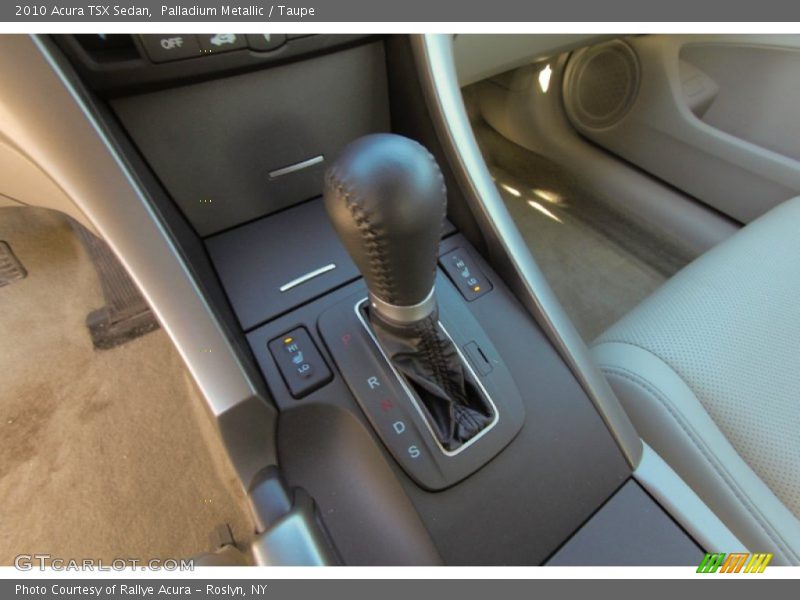 Palladium Metallic / Taupe 2010 Acura TSX Sedan