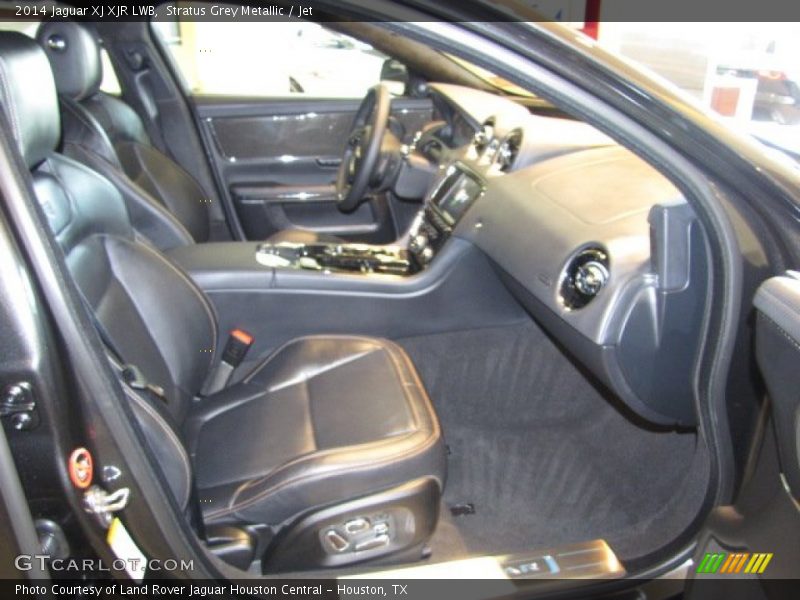 Stratus Grey Metallic / Jet 2014 Jaguar XJ XJR LWB