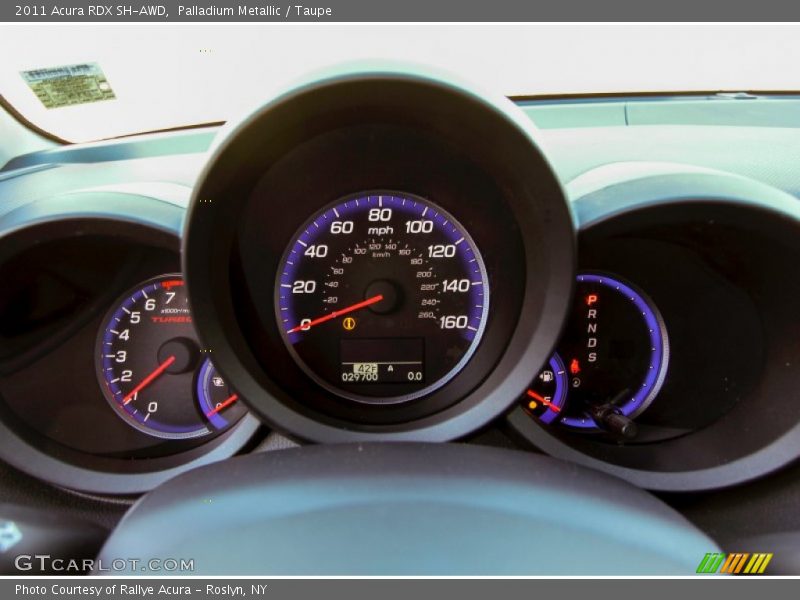 Palladium Metallic / Taupe 2011 Acura RDX SH-AWD