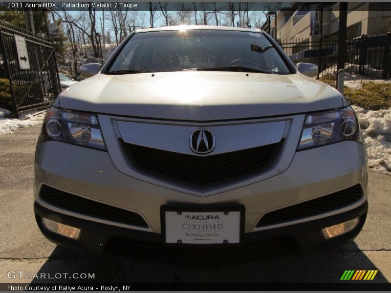 Palladium Metallic / Taupe 2011 Acura MDX