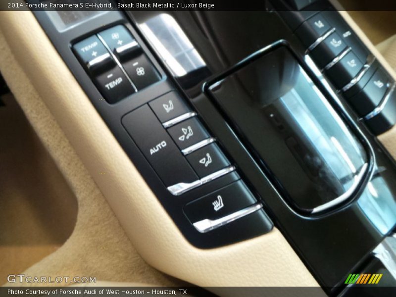 Basalt Black Metallic / Luxor Beige 2014 Porsche Panamera S E-Hybrid