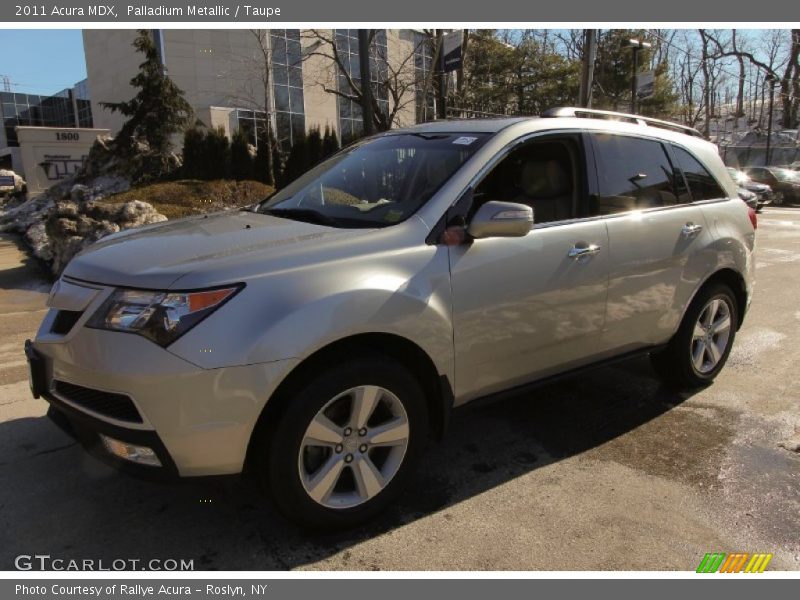 Palladium Metallic / Taupe 2011 Acura MDX