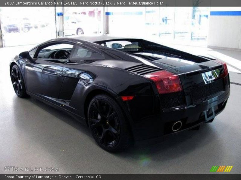 Nero Noctis (Black) / Nero Perseus/Bianco Polar 2007 Lamborghini Gallardo Nera E-Gear