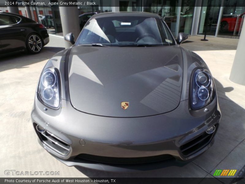 Agate Grey Metallic / Black 2014 Porsche Cayman
