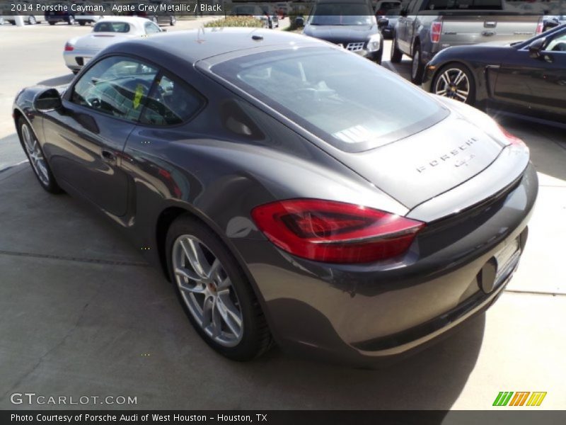 Agate Grey Metallic / Black 2014 Porsche Cayman
