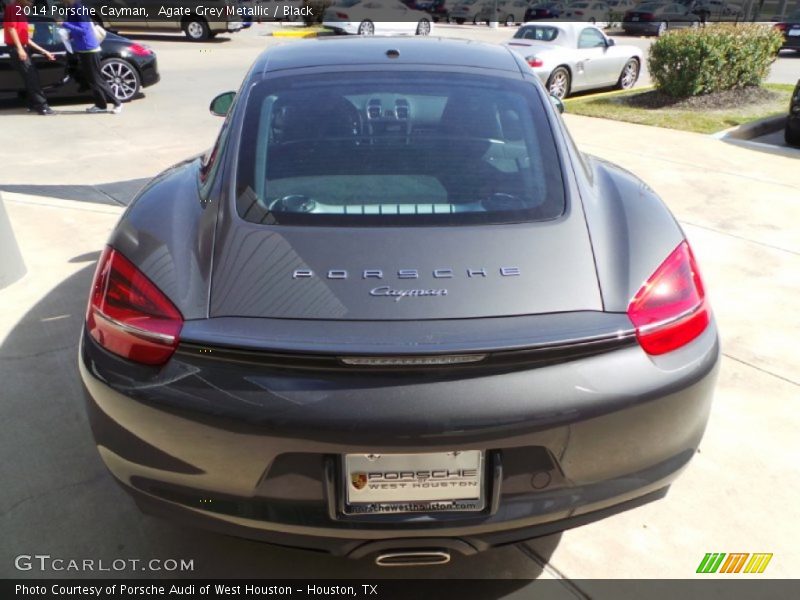 Agate Grey Metallic / Black 2014 Porsche Cayman