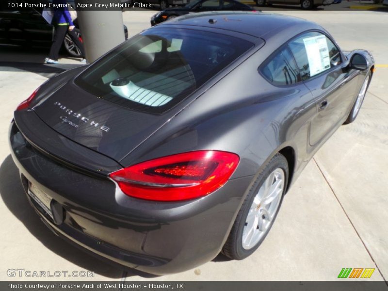Agate Grey Metallic / Black 2014 Porsche Cayman