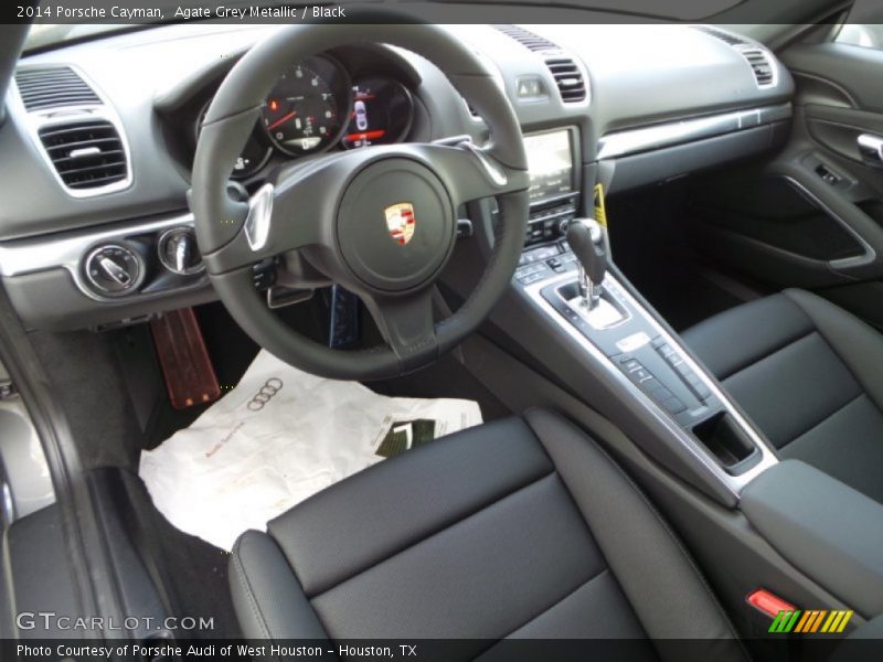 Agate Grey Metallic / Black 2014 Porsche Cayman