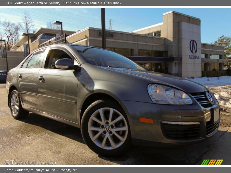 Platinum Grey Metallic / Titan Black 2010 Volkswagen Jetta SE Sedan