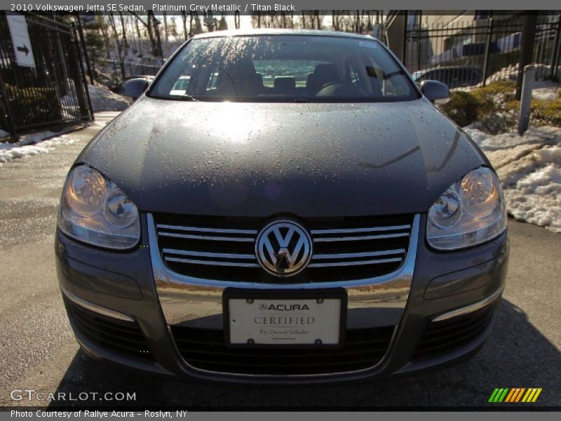 Platinum Grey Metallic / Titan Black 2010 Volkswagen Jetta SE Sedan
