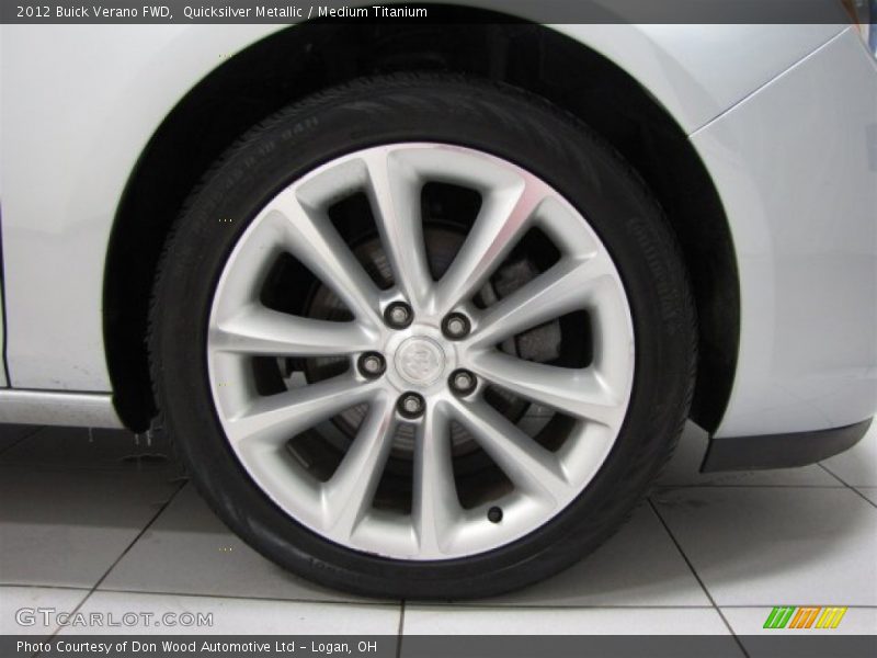 Quicksilver Metallic / Medium Titanium 2012 Buick Verano FWD