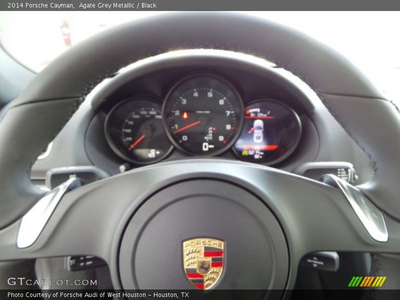Agate Grey Metallic / Black 2014 Porsche Cayman