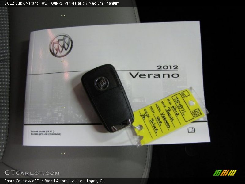 Quicksilver Metallic / Medium Titanium 2012 Buick Verano FWD