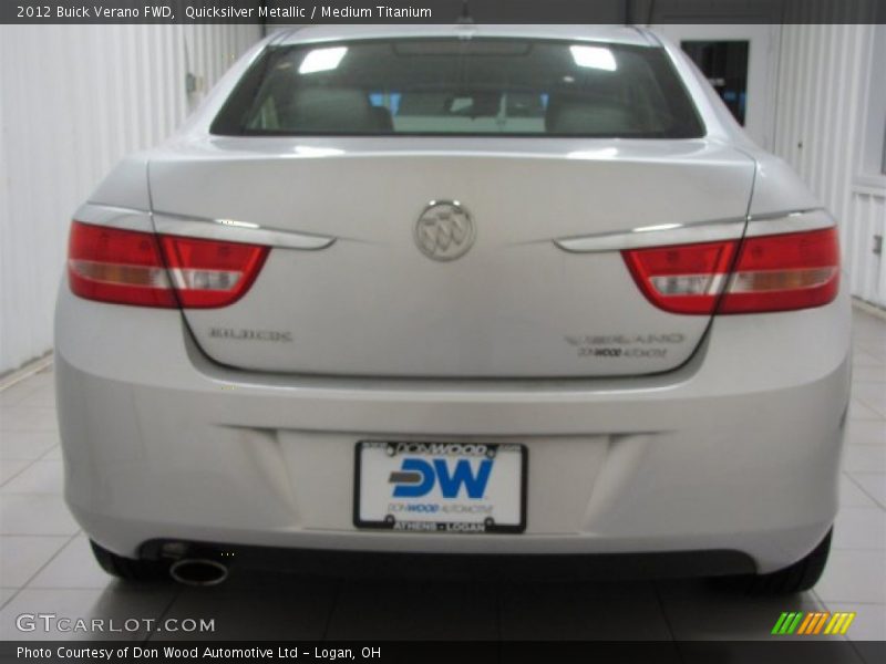 Quicksilver Metallic / Medium Titanium 2012 Buick Verano FWD