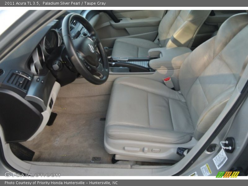 Paladium Silver Pearl / Taupe Gray 2011 Acura TL 3.5