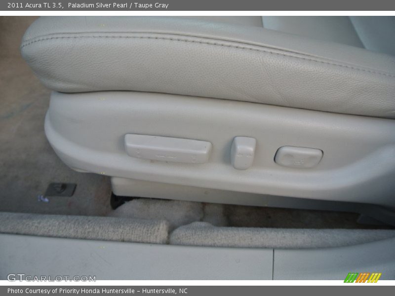 Paladium Silver Pearl / Taupe Gray 2011 Acura TL 3.5