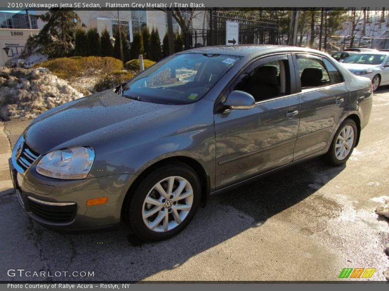 Platinum Grey Metallic / Titan Black 2010 Volkswagen Jetta SE Sedan