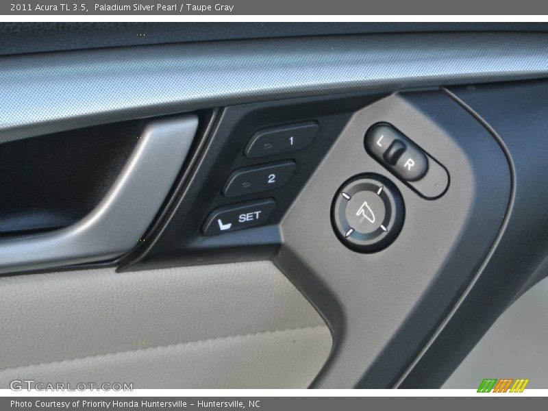 Paladium Silver Pearl / Taupe Gray 2011 Acura TL 3.5