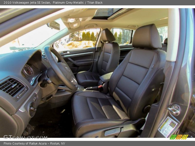 Platinum Grey Metallic / Titan Black 2010 Volkswagen Jetta SE Sedan