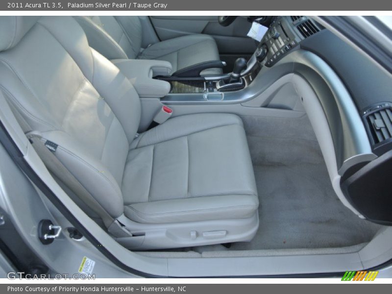 Paladium Silver Pearl / Taupe Gray 2011 Acura TL 3.5