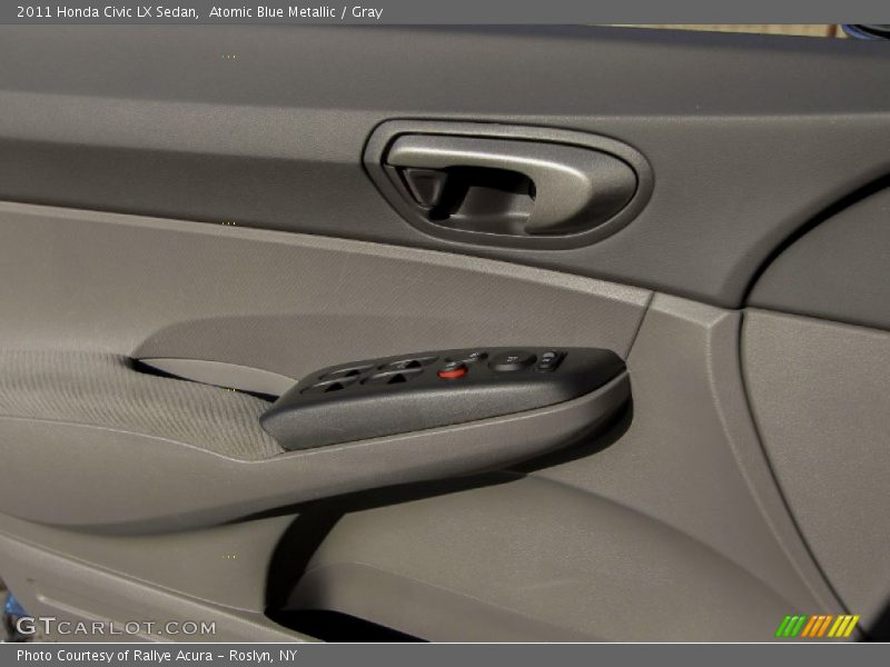 Atomic Blue Metallic / Gray 2011 Honda Civic LX Sedan
