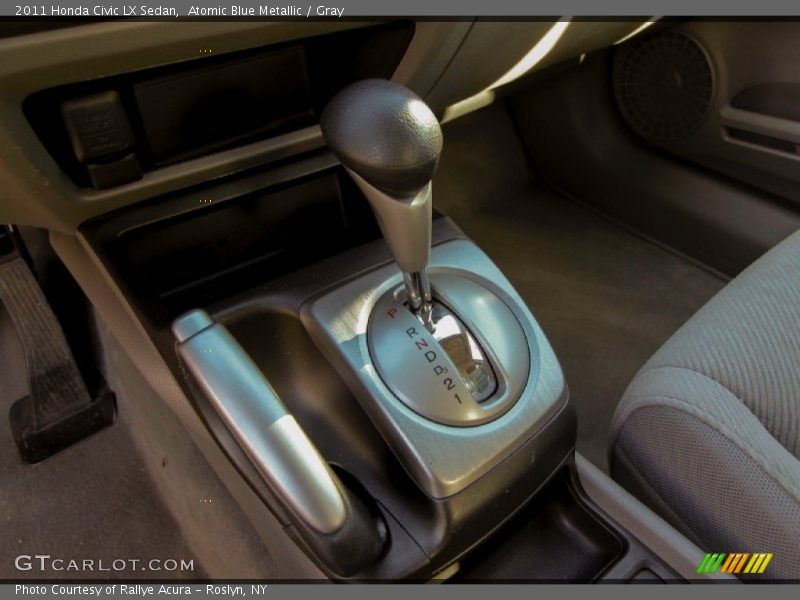 Atomic Blue Metallic / Gray 2011 Honda Civic LX Sedan