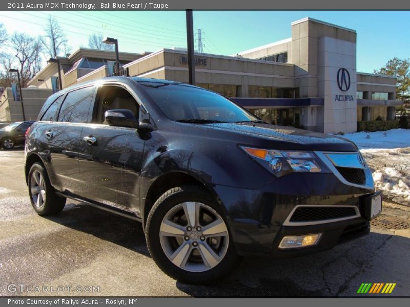 Bali Blue Pearl / Taupe 2011 Acura MDX Technology