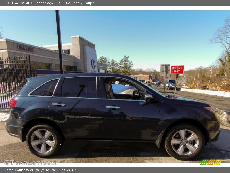 Bali Blue Pearl / Taupe 2011 Acura MDX Technology
